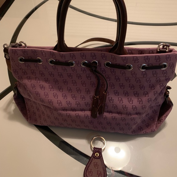 Dooney & Bourke Signature Tassel Handbag - Picture 5 of 8